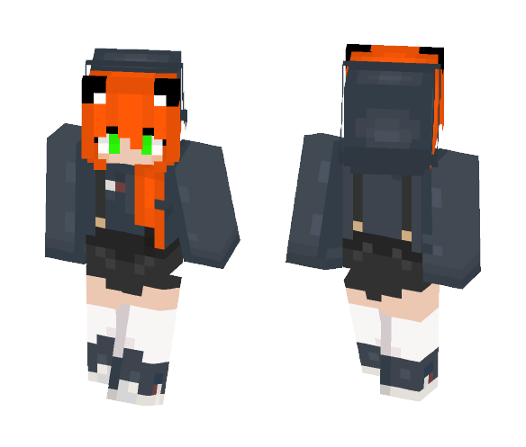Hoodie+Overalls (Requests are Open) - Female Minecraft Skins - image 1