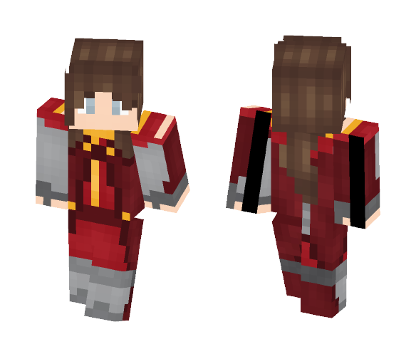 Airbender Suit Girl - Girl Minecraft Skins - image 1
