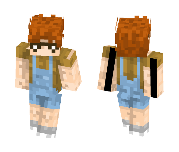 Cute boy in overall (request) - Boy Minecraft Skins - image 1