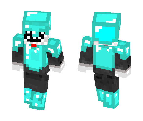 fake diamond armor - Male Minecraft Skins - image 1