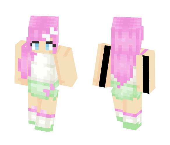FlutterShy Girl - Girl Minecraft Skins - image 1