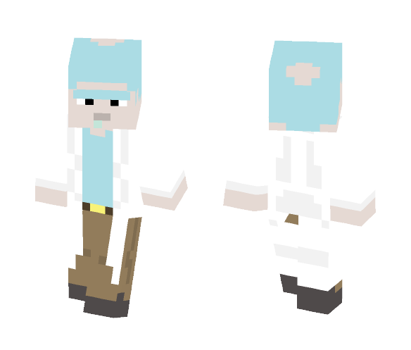 Rick (Rick & Morty) - Male Minecraft Skins - image 1