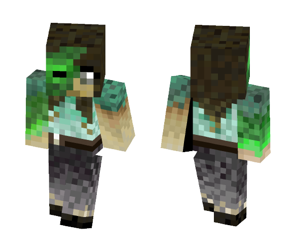 Zombie Girl - Girl Minecraft Skins - image 1