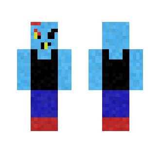 Undyne (Undertale) - By LuxrayBoy8 - Other Minecraft Skins - image 2