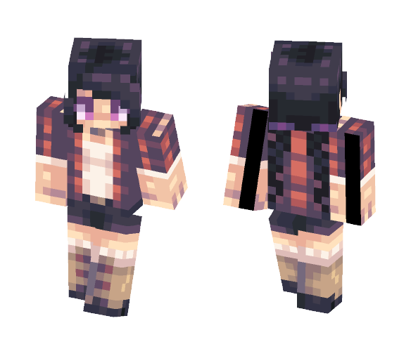 its 2am and i ate an entire pizza - Female Minecraft Skins - image 1