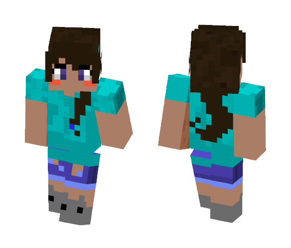 ♣ Girl Steve ♣ - Girl Minecraft Skins - image 1
