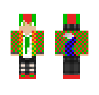 Red And Green Werewolf boy - Boy Minecraft Skins - image 2