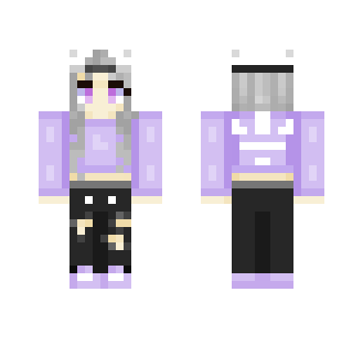 -=+Purple Adidas Finished+=- - Female Minecraft Skins - image 2
