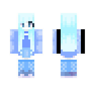 Blue Galaxy - Female Minecraft Skins - image 2
