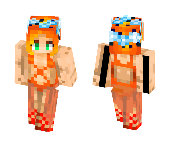 Burn (request) - Female Minecraft Skins - image 1