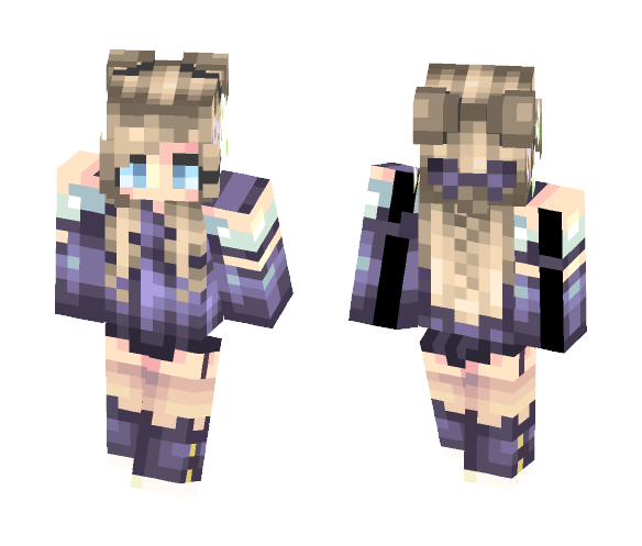 Stars can't shine without darkness. - Female Minecraft Skins - image 1
