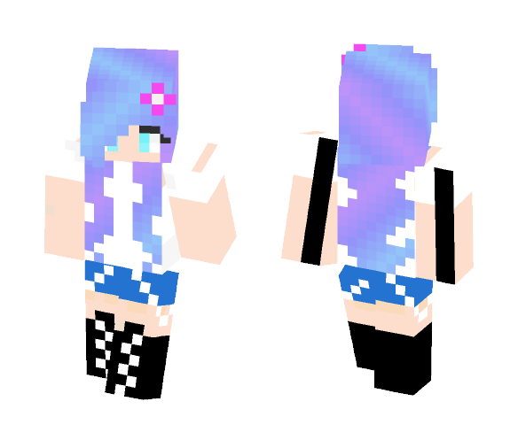 cute galaxy girl - Cute Girls Minecraft Skins - image 1