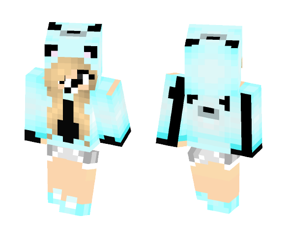 cut panda girl - Girl Minecraft Skins - image 1