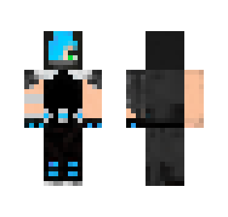 BlueGauntlet (male version) - Male Minecraft Skins - image 2