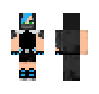 BlueGauntlet (version 1) - Female Minecraft Skins - image 2