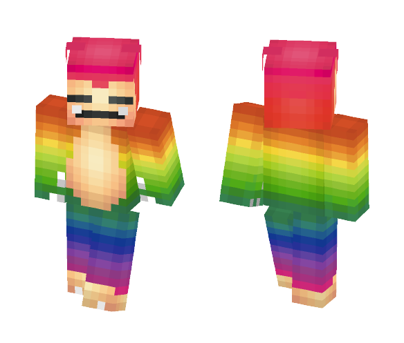 Rainbow Snorlax - Interchangeable Minecraft Skins - image 1