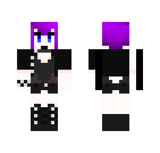 Goth Girl - Girl Minecraft Skins - image 2