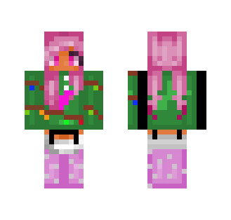 Chrismas Pink - Female Minecraft Skins - image 2