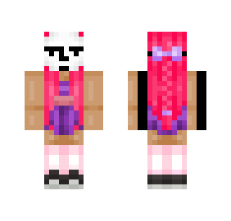 Mask Pink - Female Minecraft Skins - image 2
