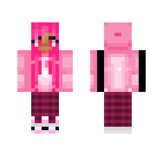 Pajama Pink - Female Minecraft Skins - image 2