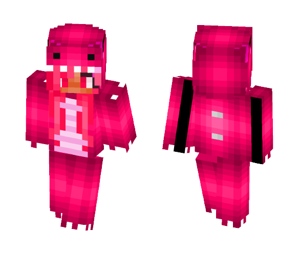 Dino Pink - Female Minecraft Skins - image 1