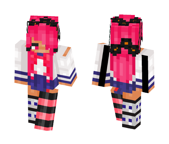 School girl Pink - Girl Minecraft Skins - image 1