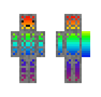 rainbow powered robot - Interchangeable Minecraft Skins - image 2