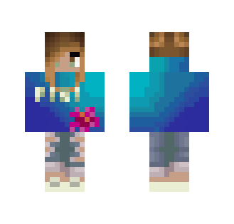 Figi Water Girl - Girl Minecraft Skins - image 2