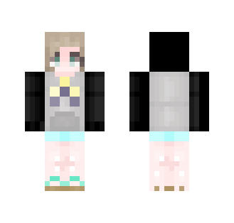 First Skin And Me In Real Life - Female Minecraft Skins - image 2
