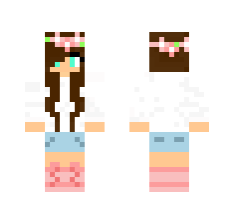 Flower Girl 2 - Girl Minecraft Skins - image 2