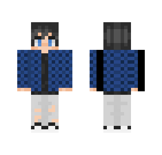 Blue Shirt - Male Minecraft Skins - image 2