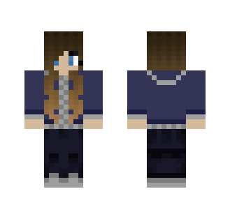 Blue Jacket - Female Minecraft Skins - image 2