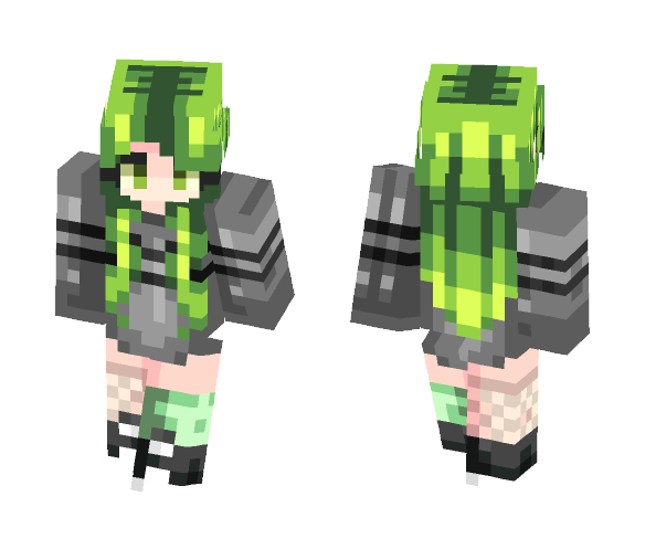 Green Flares - Requests (Read Desc) - Female Minecraft Skins - image 1