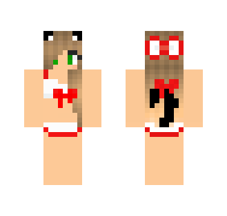 Red and White Swim Wear - Male Minecraft Skins - image 2