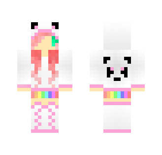 Pastel Pink Panda - Female Minecraft Skins - image 2