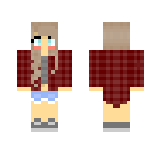 ~ Flannel Girl ~ - Girl Minecraft Skins - image 2