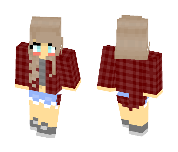 ~ Flannel Girl ~ - Girl Minecraft Skins - image 1