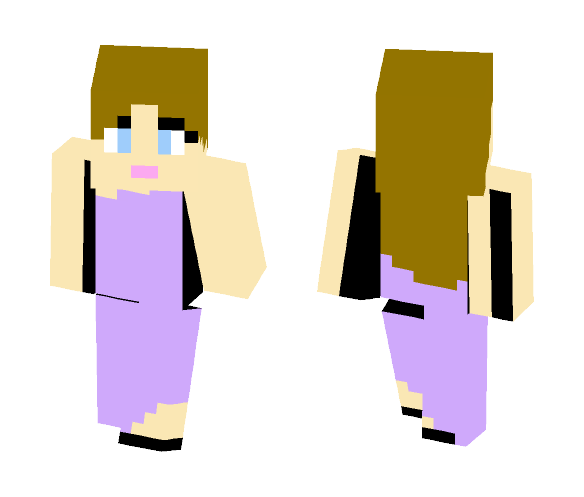 Girl wearing a dress - Girl Minecraft Skins - image 1