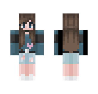Heart of the ocean. - Female Minecraft Skins - image 2