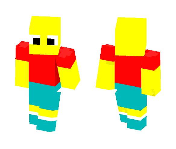 BART SIMPSON - Male Minecraft Skins - image 1