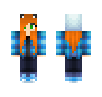 Blue Warmup Jacket - Female Minecraft Skins - image 2