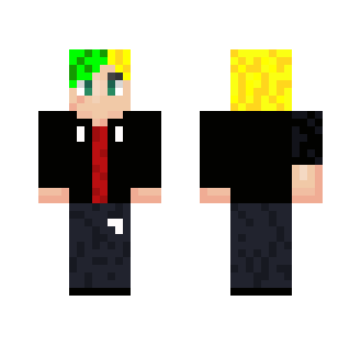 Teenager | Green Dyed Hair - Male Minecraft Skins - image 2