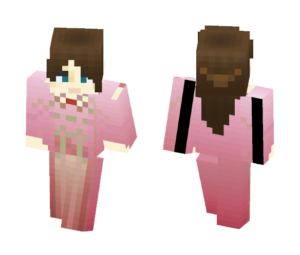 Pink Dress [LoTC] - Female Minecraft Skins - image 1