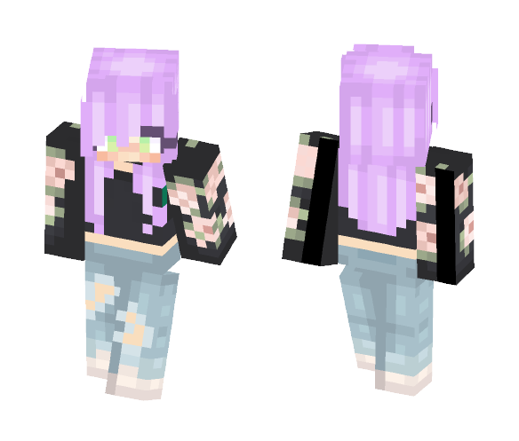 Floral Girl - Girl Minecraft Skins - image 1