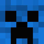 Cool Blue Creeper - Male Minecraft Skins - image 3