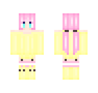 Yellow Sweater With Pink Pigtails - Female Minecraft Skins - image 2