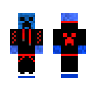 Cool Blue Creeper - Male Minecraft Skins - image 2