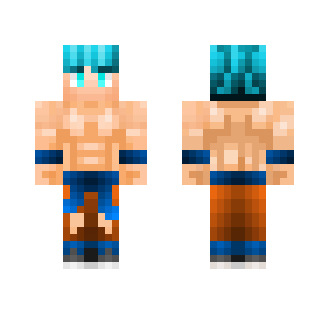 Goku Super Saiyan Blue - Male Minecraft Skins - image 2