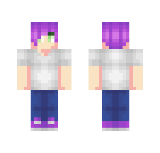 Cool Purple Guy Skin - Male Minecraft Skins - image 2