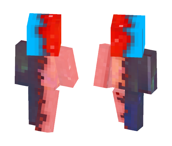 Duo Red/Blue nebula - Other Minecraft Skins - image 1